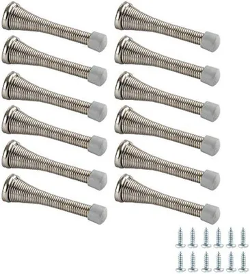 Image de Jeu de 12 tournevis à ressort, finition nickel brossé