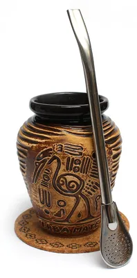 Zdjęcie produktu dla Mate Green Zestaw Kalebasse ceramiczny kubek 300ml bombilla