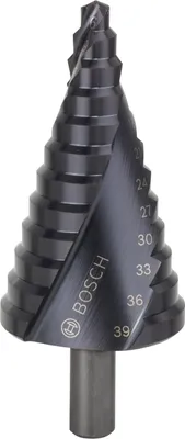 Zdjęcie produktu dla Bosch Professional 2 608 597 521 - Wiertło stopniowe HSS 6-39 mm, 10,0 93,5 mm (opakowanie 1 szt.)