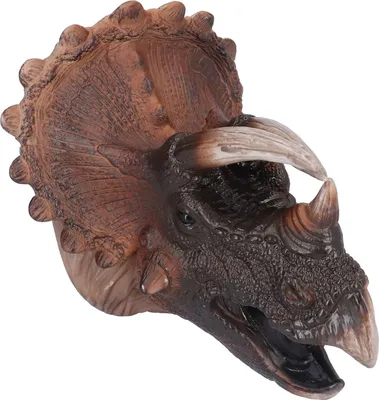 Produktbild von Triceratops-Puppe aus Gummi, ungiftig, langlebig, handbemalt