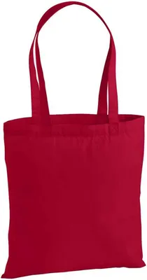 Produktbild von Westford Mill - Tragetasche "Premium", Baumwolle RW9084 (Einheitsgröße) (Rot)