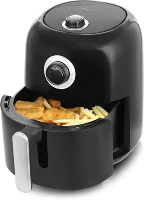 Heißluftfritteuse Frittieren mit heißer Luft ohne zusätzliches Öl gesünderes Frittieren 3.0 Liter Volumen Cool Touch BPA frei schnelle Aufheizung