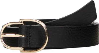Produktbild von Tommy Hilfiger Damen Gürtel Double Loop 2,5cm Pebble mit runder Dornschließe, Sc