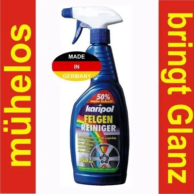 Produktbild von FELGEN REINIGER 750ml Felgenreiniger Alufelgenreiniger Alufelgen bringt Glanz Korrosionsschutz in Pump-Sprühflasche 59