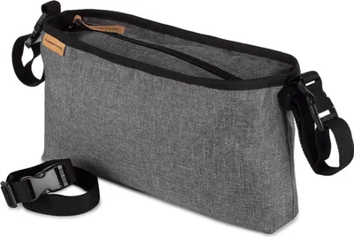 Produktbild von Buggy Organiser, Grau Melange, Kinderwagen Organizer Tasche, passend für alle Kinderwägen, Len [075]