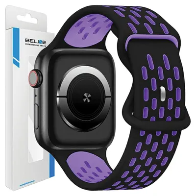 Obrázok produktu pre Beline Remienok Apple Watch New Sport Silicone 42/44/45/49Mm Black/Purple Box