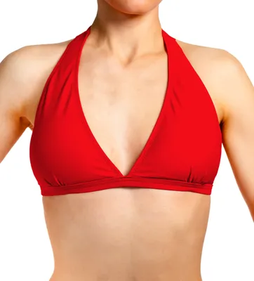 Produktbild von Aquarti Damen Bikini Oberteil, Farbe: Design 041 - Zum Binden / Rot, Größe: 42 - Cup D
