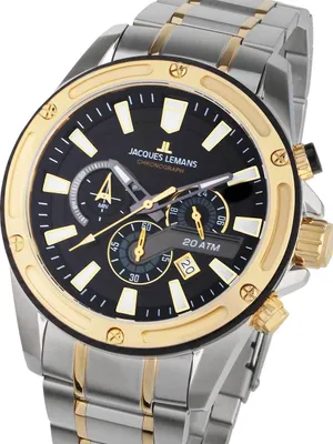 Produktbild von Jacques Lemans 1-2141I Liverpool Chronograph Herrenuhr 48mm 20ATM