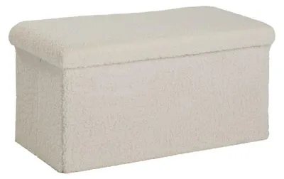 Produktbild von Faltbare Sitzbank aus Bouclé, 76 x 38 cm, MATCHA