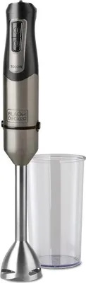 Produktbild von Black+Decker BXHB1000E Stabmixer, 1000, Nero, Acciaio (BXHB1000E)