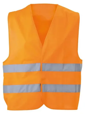 Imagen del producto de Chaleco de alta visibilidad "EN ISO 20471" para hombre/mujer, unisex, modelo LT5587 (talla XL) (naranja señal)