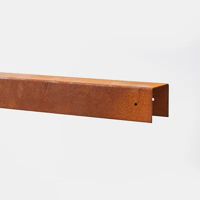 Produktbild von BambusBASIS Oberes Rahmenprofil 180 cm, Cortenstahl