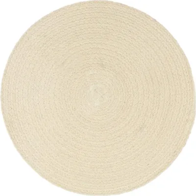 Obrázek produktu pro vidaXL Prostírání 6 ks. Přírodní 38 cm kulaté bavlněné