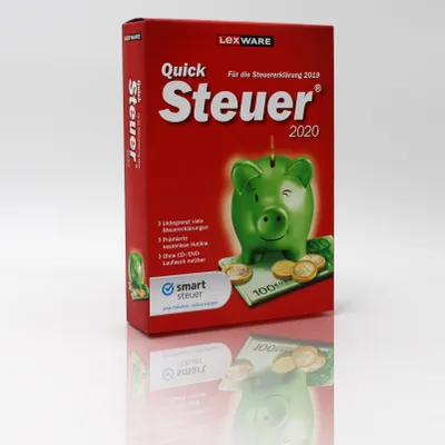 Produktbild von Lexware QuickSteuer 2020, Finanzielle Analyse, 1 Lizenz(en), Deutsch, 2 GHz, 2048 MB, Windows 8.1 / Windows 10