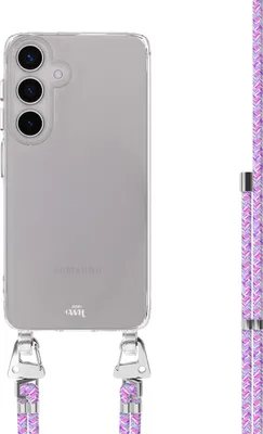 Produktbild von Purple Fever Transparant Cord Hülle - Kompatibel mit Samsung Galaxy S24