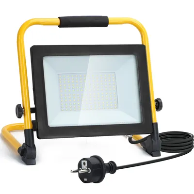 Produktbild von Aigostar LED Baustrahler 100W 8800LM (Ersetzt 880W),LED Arbeitsleuchte mit Stecker,6500K Tageslichtweiß