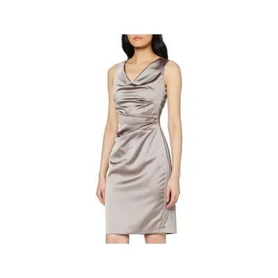 Produktbild von Vera Mont Damen Kleid, figurbetont, V-Ausschnitt, ärmellos, knieumspielend, 100 cm