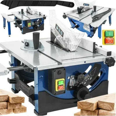 Produktbild von Tischkreissäge 1700W 210mm Sägeblatt Kreissäge Tischsäge Holzsäge Schneidsäge für Holz/Metall/Kunststoff