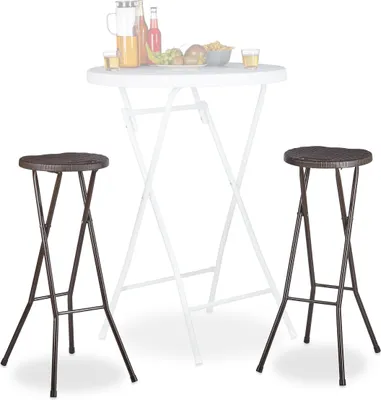 Obrázok produktu pre relaxdays 10020763_93 2 relaxdays Barhocker BASTIAN 10020763_93 braun