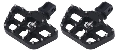 Zdjęcie produktu dla 1 para tylnych podnóżków motocyklowych CNC z anodowanego aluminium z antypoślizgowymi kolcami, zamiennik do modeli F900R F900XR 2020–2022, kolor srebrny
