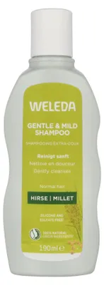 Produktbild von Weleda Millet Nourishing, 190 ml, Shampoo, Nicht-professionell, Unisex, normales Haar, Schutz, Glanz