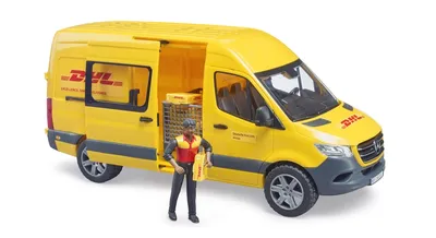Immagine prodotto di BRUDER MB Sprinter DHL+figura+accessori 02671