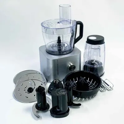 Obrázek produktu pro SNDOAS Multifunkční kuchyňský robot, 1100 W kuchyňský robot, 3,2 l mixovací nádoba, multifunkční sekáček, 1,5 l mixovací robot, mlýnek na kávu, stříbrný