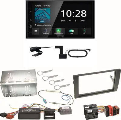 Produktbild von Kenwood DMX5020DABS Android Auto CarPlay Einbauset für Seat Exeo Audi A4 B6 B7
