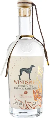 Produktbild von Windspiel Windspiel Premium Dry Caxambu Kaffee Gin 47%vol NV Gin ( 1 x 0.5 L )