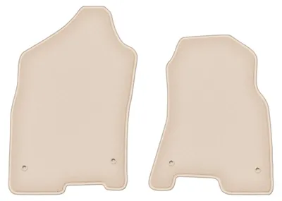 Productafbeelding van Velours voormatten voor Dodge RAM 1500 vanaf 2019 – 2-delig, beige, op maat – Wielganizator FORTUNA