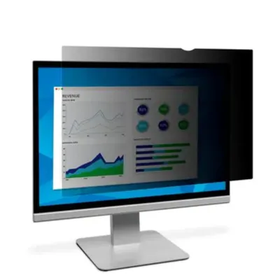Zdjęcie produktu dla 3M Filtr Prywatyzujący do monitora 24 cal, 16:9, PF240W9B, 61 cm (24"), 16:9, Monitor, Bezramkowy filtr prywatności na wyswietlacz, Błyszcząca/Matowa, Anty odblaskowe