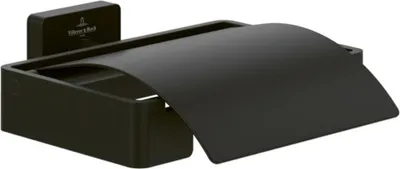 Produktbild von Villeroy & Boch Elements - Striking Toilettenpapierhalter mit Deckel