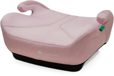 Image de Kinderkraft I-BOOST 2 i-Size Siège-auto 125-150 cm, R129, 1,2 kg, ultra-léger, avec accoudoirs & housse amovible, rose