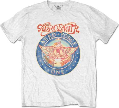 Obrázek produktu pro Aerosmith - Tričko "Aero Force" pro muže/dámy Uni RO3277 (M) (White)