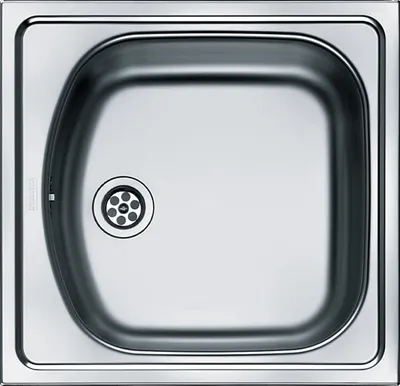 Produktbild von FRANKE EUROSTAR ETN 610 Einbauspüle / Edelstahl / Stopfen / 45 cm