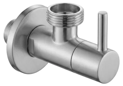 Produktbild von Rea Eckventil 1/2" X 3/4" Brush Nickel