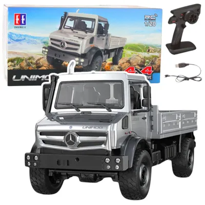 Image de Véhicule tout-terrain télécommandé Mercedes Unimog RC 4x4 1:20