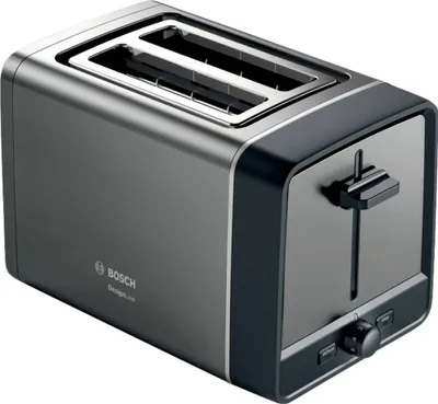 Produktbild von Bosch DesignLine TAT5P425DE Wasserkocher & Toaster - Grau