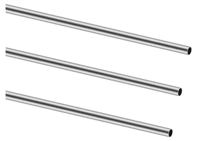 Produktbild von Edelstahlrohre aus 304, 12 mm Durchmesser, 0,2 mm Wandstärke, 300 mm lang, Rundrohre für Heimwerker und DIY-Projekte (3 Stück)
