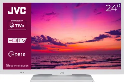 JVC LT-24VH5455W 24 Zoll Fernseher Smart TV Powered by TiVo (HD-Ready, HDR, Triple-Tuner, 6 Monate HD+ inkl.)