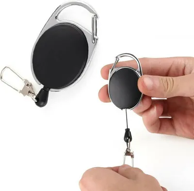 Obrázok produktu pre INF Výsuvný prívesok na kľúče s funkciou jojo a šnúrkou 72 cm 2-balenie