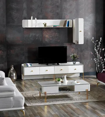 Produktbild von Modern rtv Regal Sideboard rtv Kommode Lowboard Fernseh Ständer Schrank Möbel