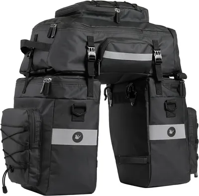 Productafbeelding van Fietstassenset 3-in-1 - 75 liter - Met regenhoes