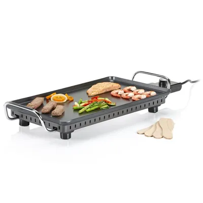 Produktbild von Princess 102240 Table Chef Superior, Arbeitsplatte, Aluminium, Schwarz, Aluminium, 460 x 260 mm, 6 Person(en)