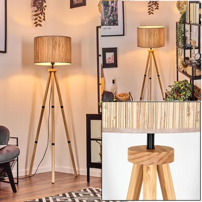 Produktbild von Arenabianca Stehlampe aus Holz/Seegras in Naturfarben