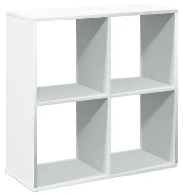 Zdjęcie produktu dla Regał dzielący pokój biały 69,5 x 29 x 69,5 cm materiał drewnopochodny