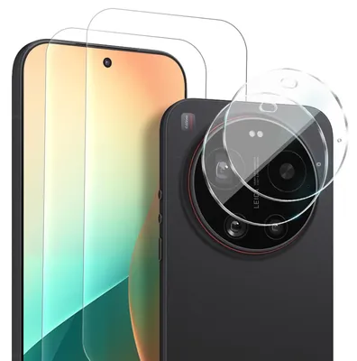 Produktbild von 2x Display + Kamera Glas für Xiaomi 17 Ultra Panzerfolie Displayglas Kameraglas 9H Schutzglas