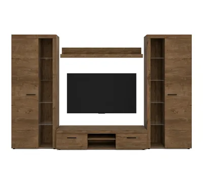 Image de AX LIVING Spacoro XL Armoire murale Salon moderne Lefkas 300 sans LED