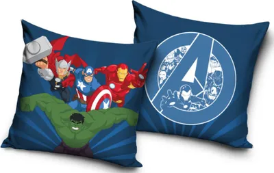 Zdjęcie produktu dla Poduszka dekoracyjna Avengers Niebieska 40 x 40 cm
