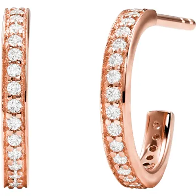 Produktbild von Michael Kors MKC1177AN791 Damen Creolen PREMIUM Silber 925 Rose weiß